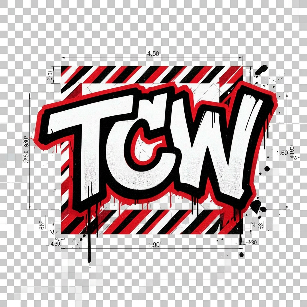 TCW Monogram Print